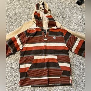 Hoodie poncho like sweatshirts, youth size medium